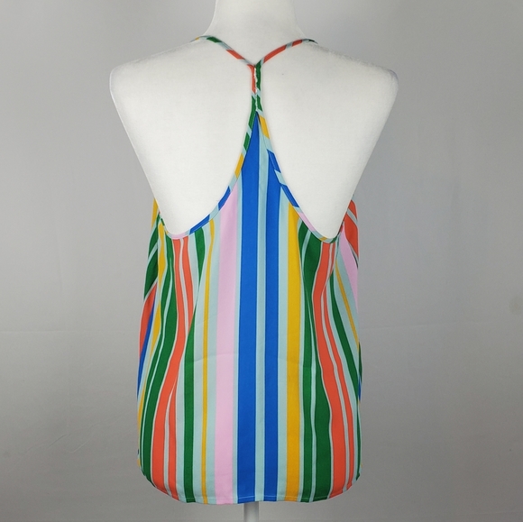 BP multicolor striped v neck tank top small - Picture 3 of 3